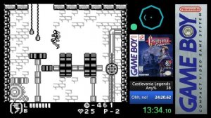 Castlevania: Legends (GB) Speedrun in 23m 36s