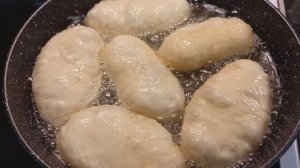 Жареные, пышные пирожки с начинкой