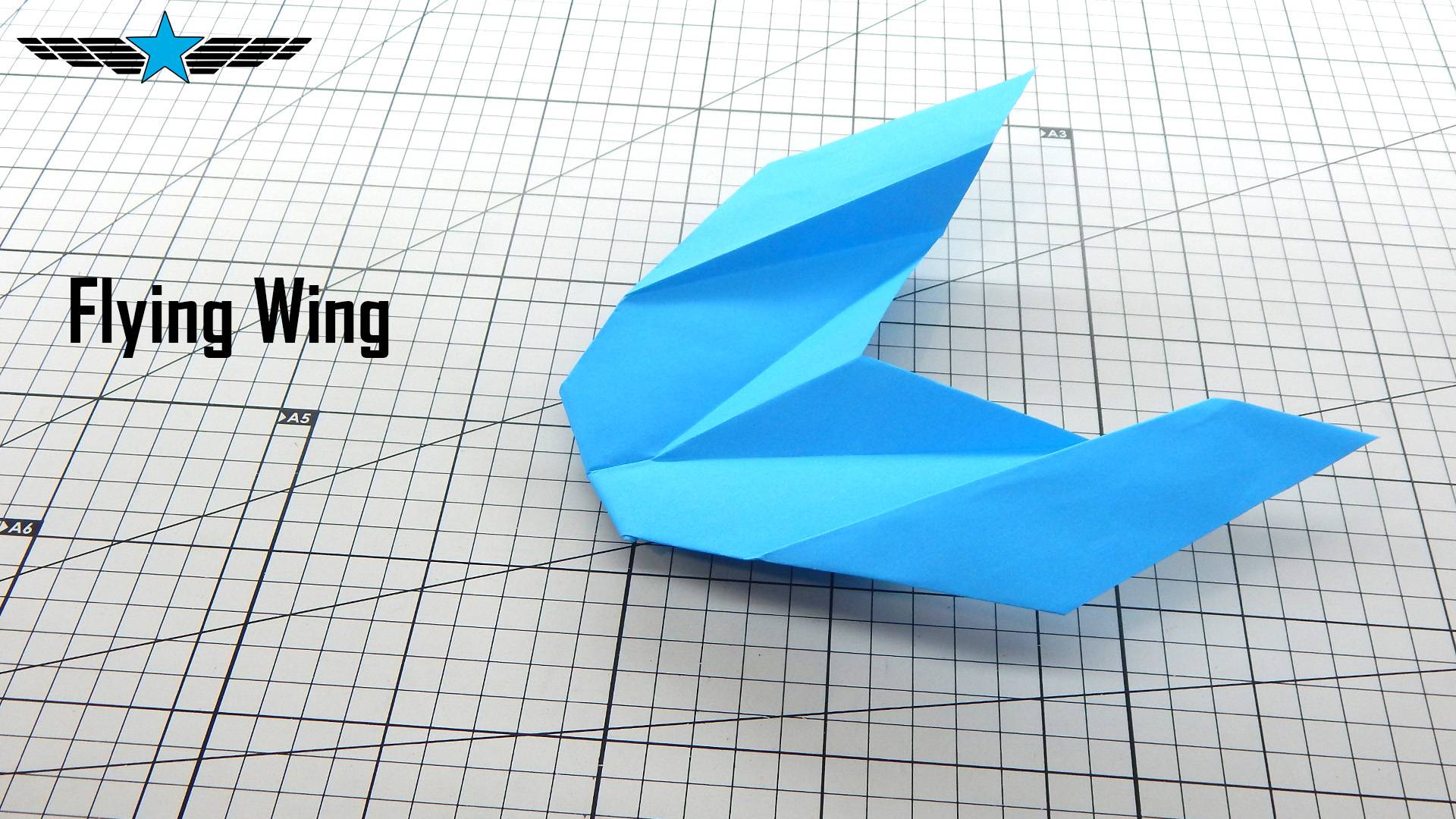Бумажный самолетик в стиле «Стелс» — просто и потрясающе! смотреть онлайн