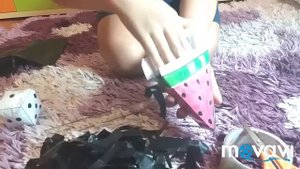 Самодельный сквиш часть 2 Сквиш из пакета