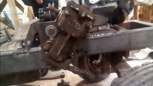 Минитрактор. Рулевой редуктор.