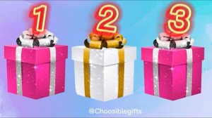 CHOOSE YOUR GIFT🎁|ELIGE TU REGALO❤️💜|PILIH KADO|ESCOLHA SEU PRESENTE🎁|GOOD😍 OR BAD😥|@choosiblegifts