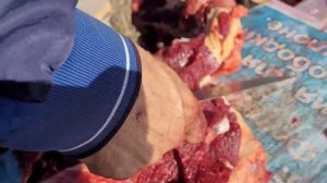 Соғым 2023. Жылқы етін жіліктеудің ұлттық-дәстүрлі әдісі. соғым сою.