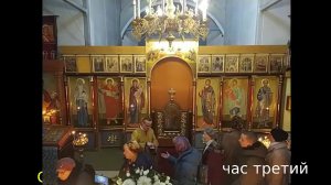 Литургия в 24 неделю по Пятидесятницы в Храме Иоанна Богослова в Измайлово (Москва)