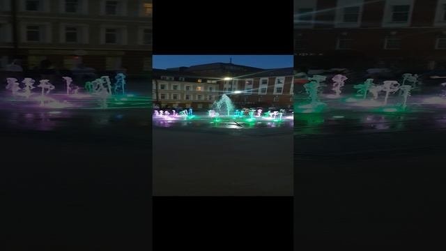 Гусев. цветной фонтан