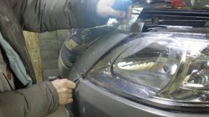 Ларгус, полировка и оклейка фар