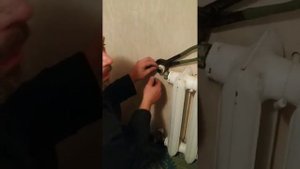 замена крана на радиаторе