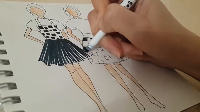 Как нарисовать фэшниллюстрацию. Фэшнскетчбук