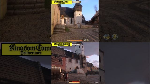 Сравнение ранней графики Kingdom Come Deliverance I и II