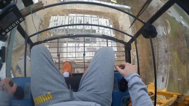 Блог крановщика | Работа на башенном кране | Неудавшийся timelapse смотреть онлайн
