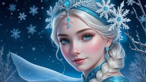 2 Снежинка-Девочка Снегурочка  отогреет, вылечит, защитит и снимет  боль, Космоэнергетика Перо Хинди