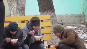 Геннадий Горин и бомжи. Бомжи в городе.