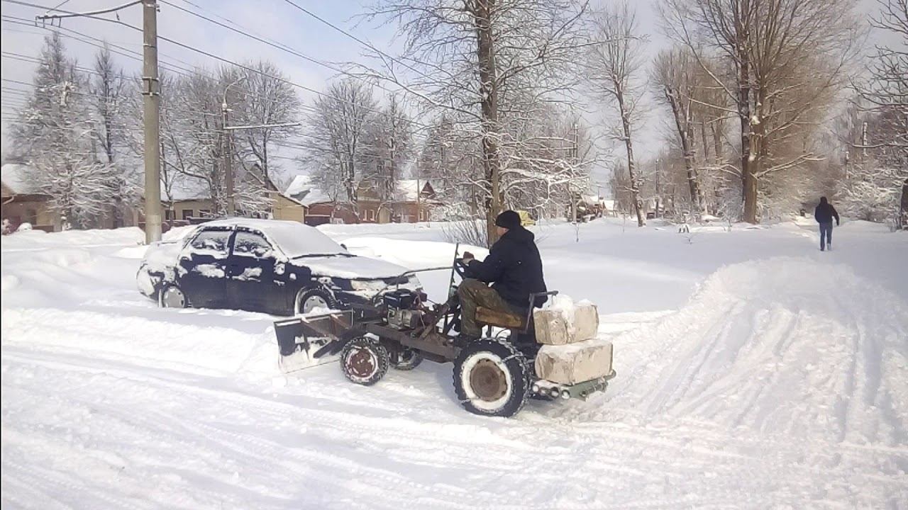 Минитрактор. Снегоуборка! смотреть онлайн
