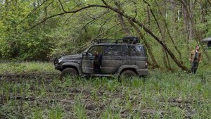 УАЗ Патриот на Гудричах КМ 2 в болоте.
