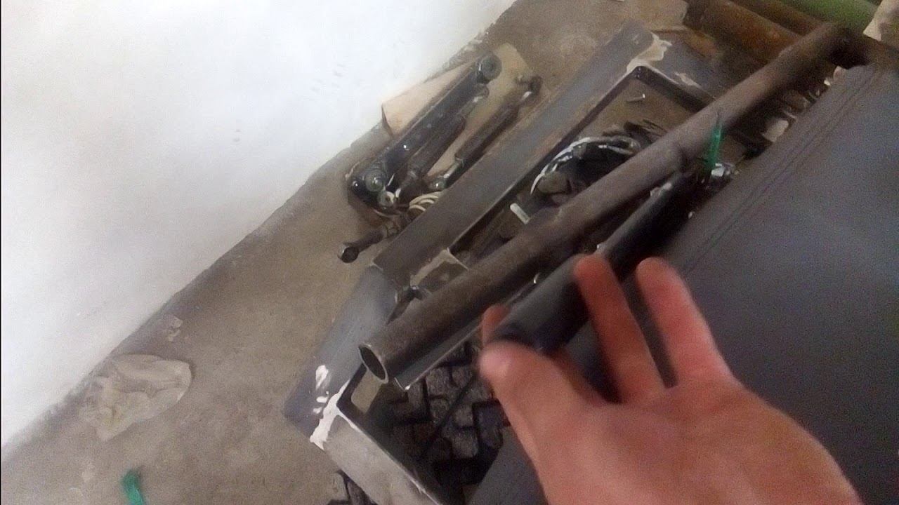 Минитрактор. Переделал нож. смотреть онлайн