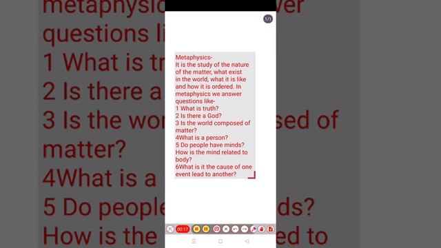 Metaphysics