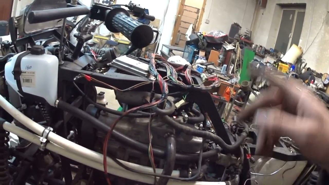 #Квадроцикл из ВАЗ 2115. Запуск двигателя!!! смотреть онлайн