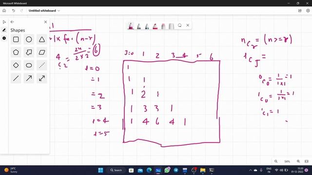How to print the pascal triangle? #c_programming #clanguage #cppprogramming