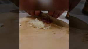 Салат “Оливье” с семгой и перепелиными яйцами