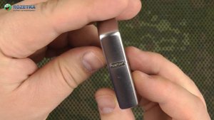 Демонстрация Zippo 205 Satin Chrome