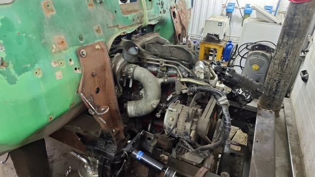 Накинул кабину. Турбовая шестерка H07CT HINO RANGER на ЗИЛ БЫЧОК! смотреть онлайн