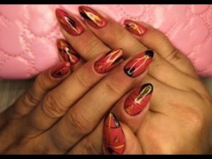 Геометрия на ногтях. Маникюр самой себе.
