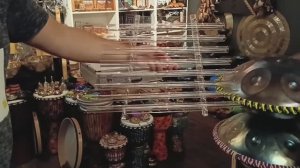 Хрустальная арфа / Crystal harp  / Поющая арфа /  Арфа в  кейсе ( футляре ) / shamanic.moscow