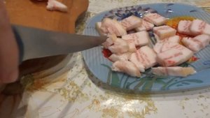 Маринованное сало, быстрая закуска