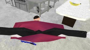 А, а, огузок, а твою...