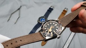 Vario Vintage Distressed Italian Leather straps | Tudor Black Bay 58, Seiko Turtle, Zelos Swordfish