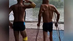 Тренировки китайских пенсионеров. Часть 1