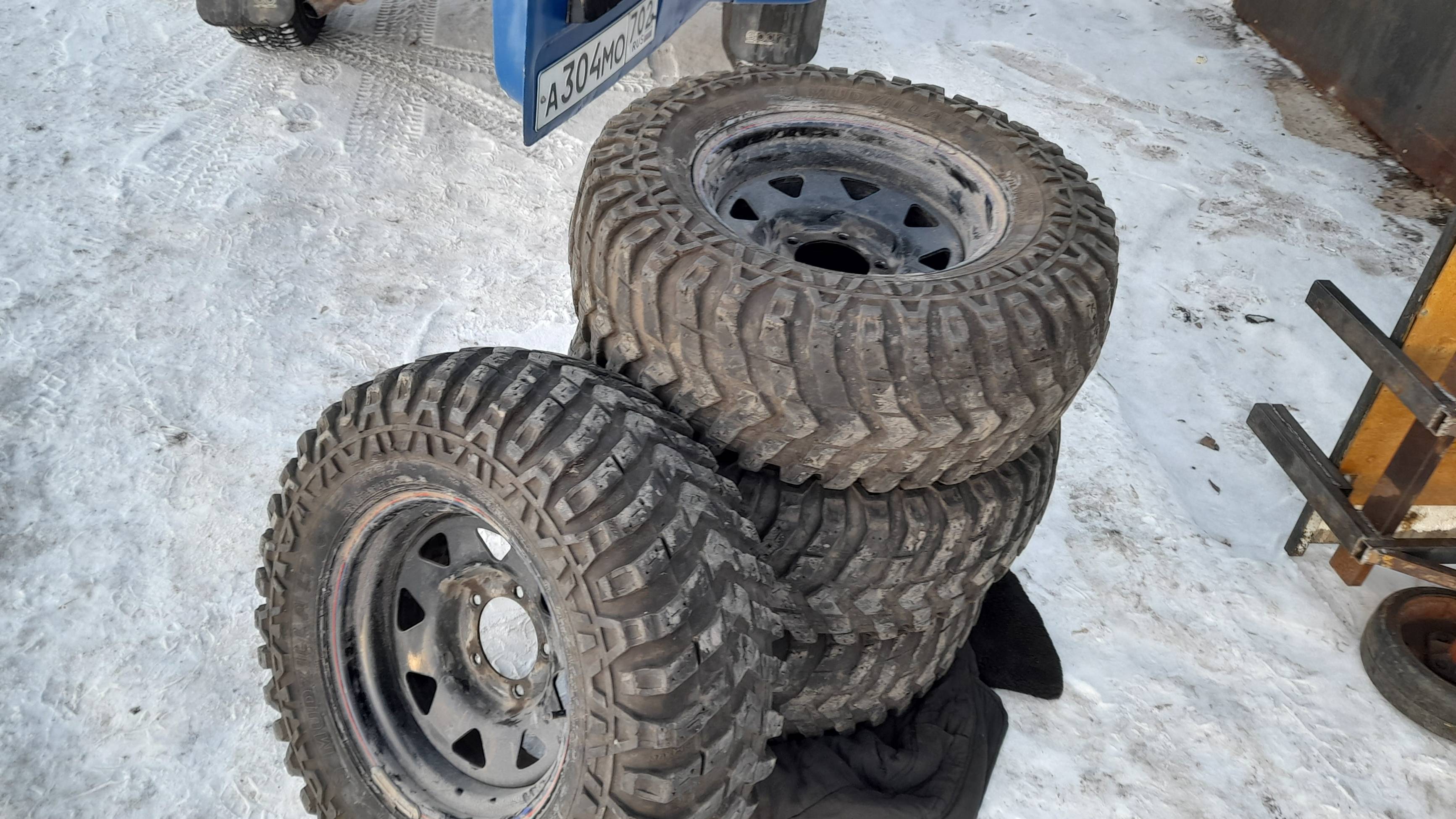 Прикупил на УАЗ Патриот, грязевые 31ые шины MAXXIS MUDZILLA.