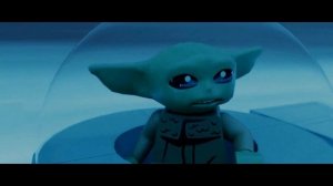 Mando and Grogu In Hyperspace - LEGO The Mandalorian