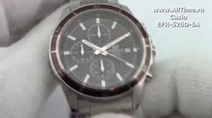 Обзор. Мужские японские наручные часы Casio Edifice EFR-526D-5A