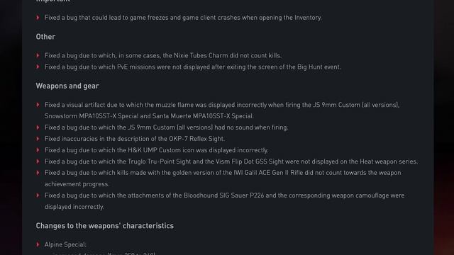 Fresh updates and new event already in-game | WARBLOG