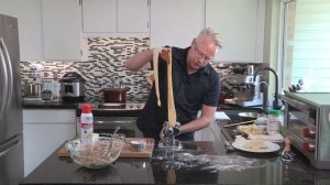 Homemade Mushroom and Salami Ravioli