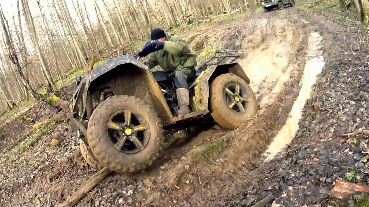 Квадроцикл своими руками в деле!!! #самодельный смотреть онлайн