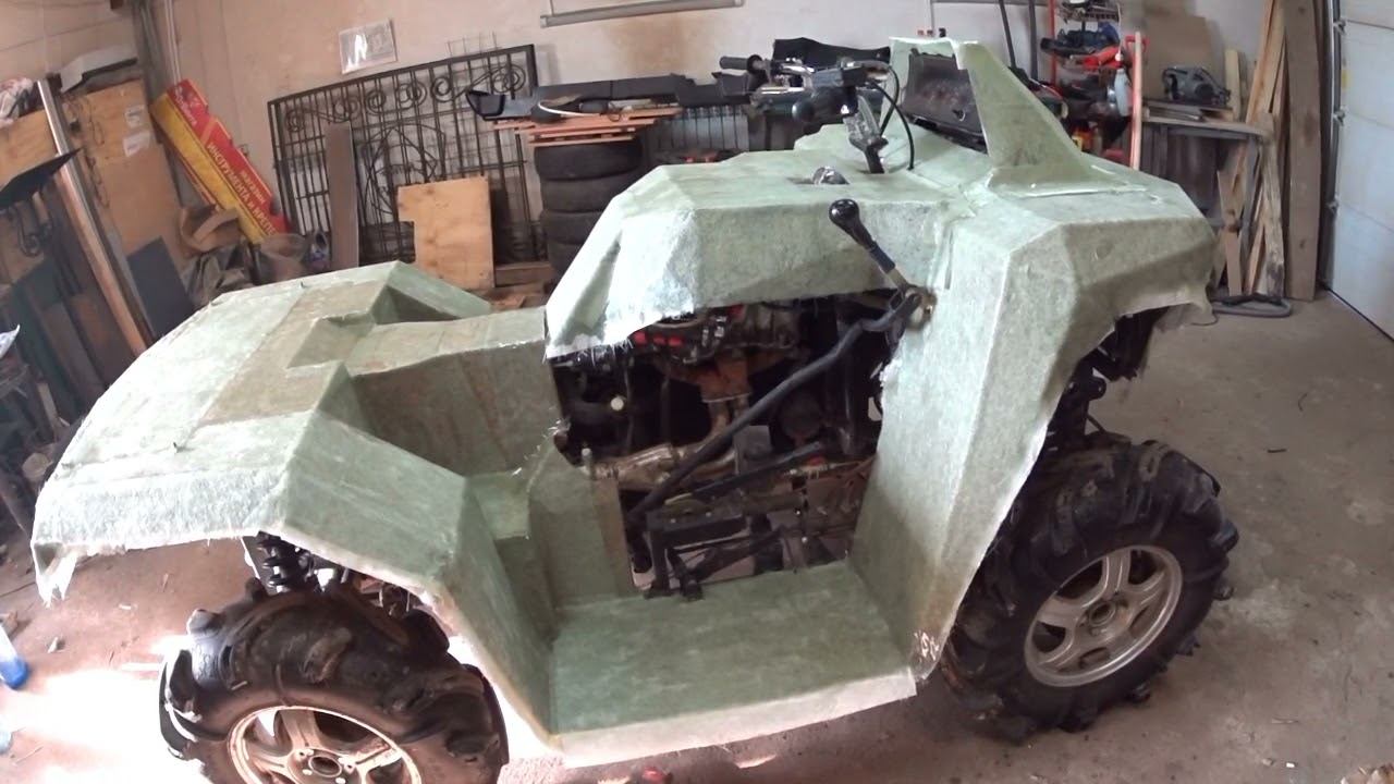 #Квадроцикл из ВАЗ 2115. Изготовление пластика. смотреть онлайн