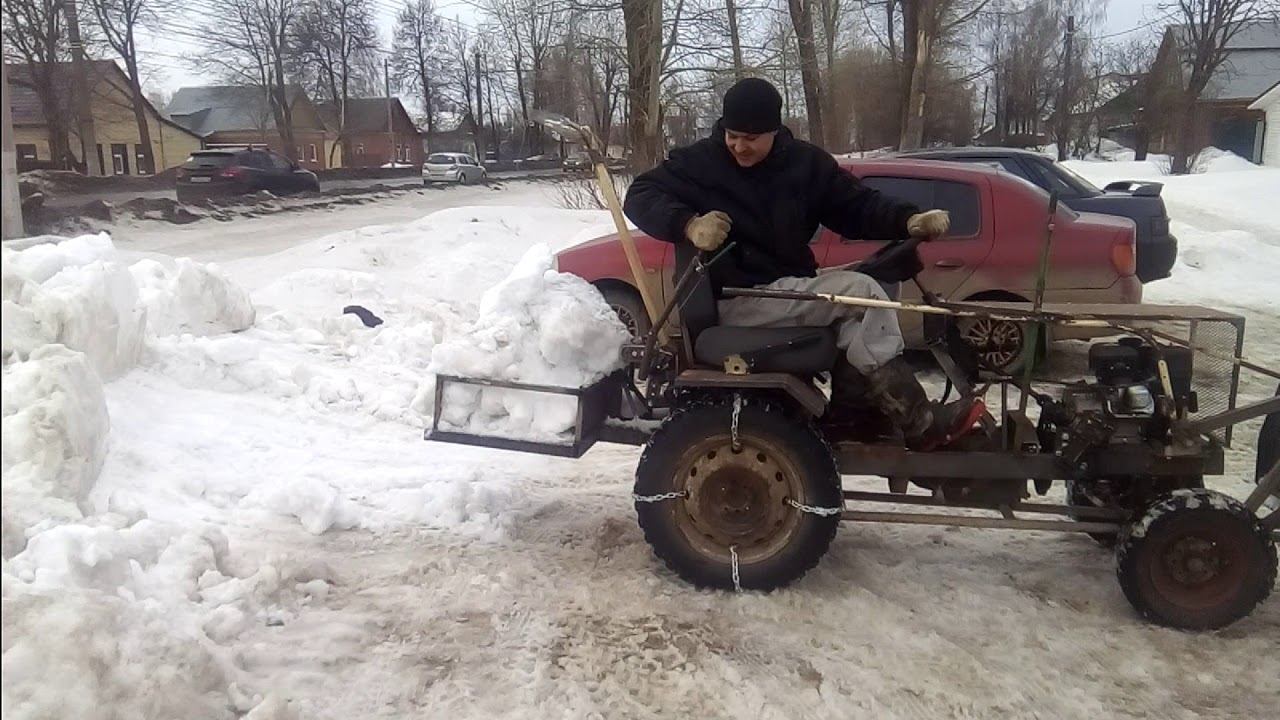 Минитрактор. Испытание кузова. смотреть онлайн