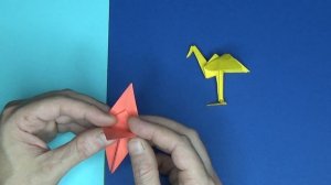 How to make origami bird