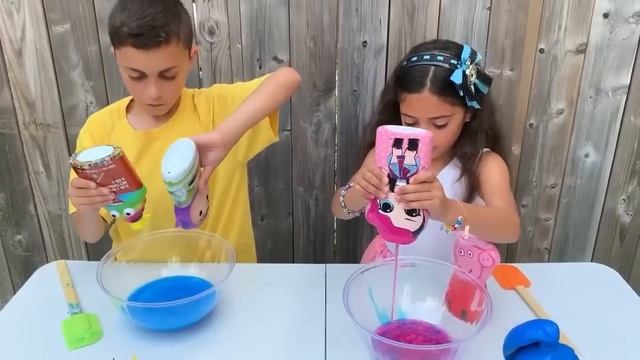 Хайди и Зидан создают новый, яркий слайм смотреть онлайн