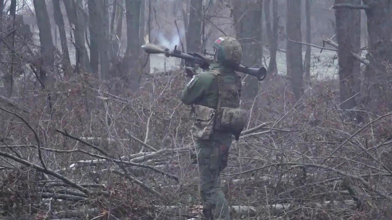 В Курской области позиции врага громят бойцы бригады "Ветераны" добровольческого корпуса