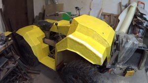 Пластик на квадроцикл своими руками.#самодельный