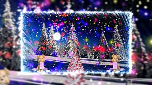 Футажи! Видеофон-футаж С Новым Годом! Огни Новогодней Ночи 4 от Киностудии Мудрого Кота Тимофея!