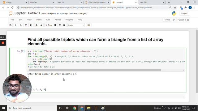 "Triplet Triangle Code Explained | Mastering the Art of Counting Possible Triplets in Python"