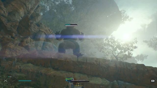 How to cheese the wampa on koboh - Star Wars: Jedi Survivor смотреть онлайн