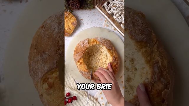 Baked Brie Bread Bowl  #foodie #foodlover #cooking