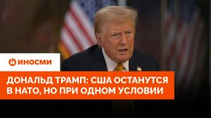 Дональд Трамп: США останутся в НАТО, но при одном условии