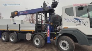 Обзор Daewoo Novus CR7D8 43т 8x4 КМУ 12т 21м DY 2725 LB Ю.Корея