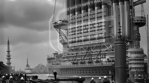 Synthsaga SciFi：  1940s retro ShipPunk - Colossus cargo type- ,parallel dimension